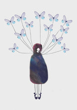 Load image into Gallery viewer, Lady With The Butterfly Cloak - Mauve