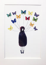 Load image into Gallery viewer, Lady With The Butterfly Cloak - Rainbow