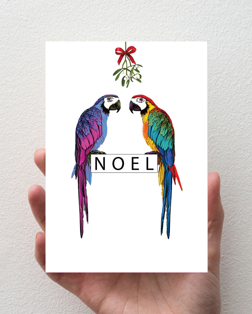 Parrot Noel - Christmas Card